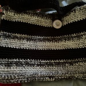 Beautiful handmade crochet bag. New multicolored. You will love it!